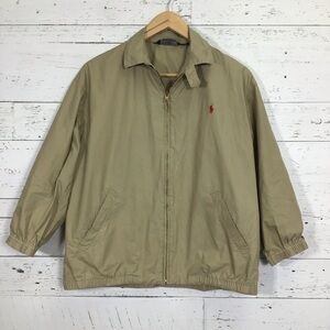 Vintage Polo by Ralph Lauren Jacket Made in the USA Cotton Beige​​​​